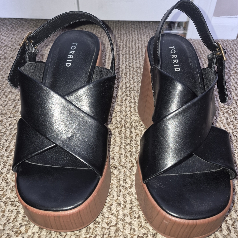 Torrid Black Women's Platform Sandals